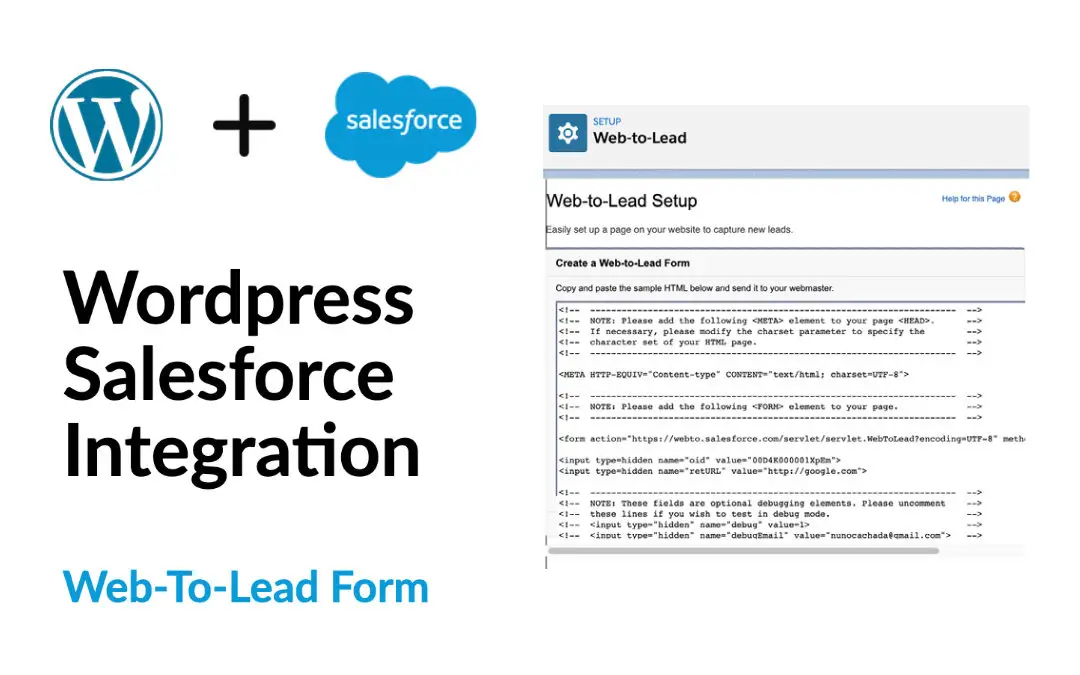 WordPress/Salesforce Integration – Web-to-Lead Form