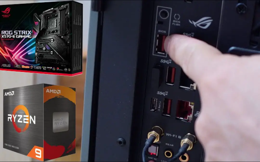 How to use Asus ROG USB Bios Flashback with or without a CPU